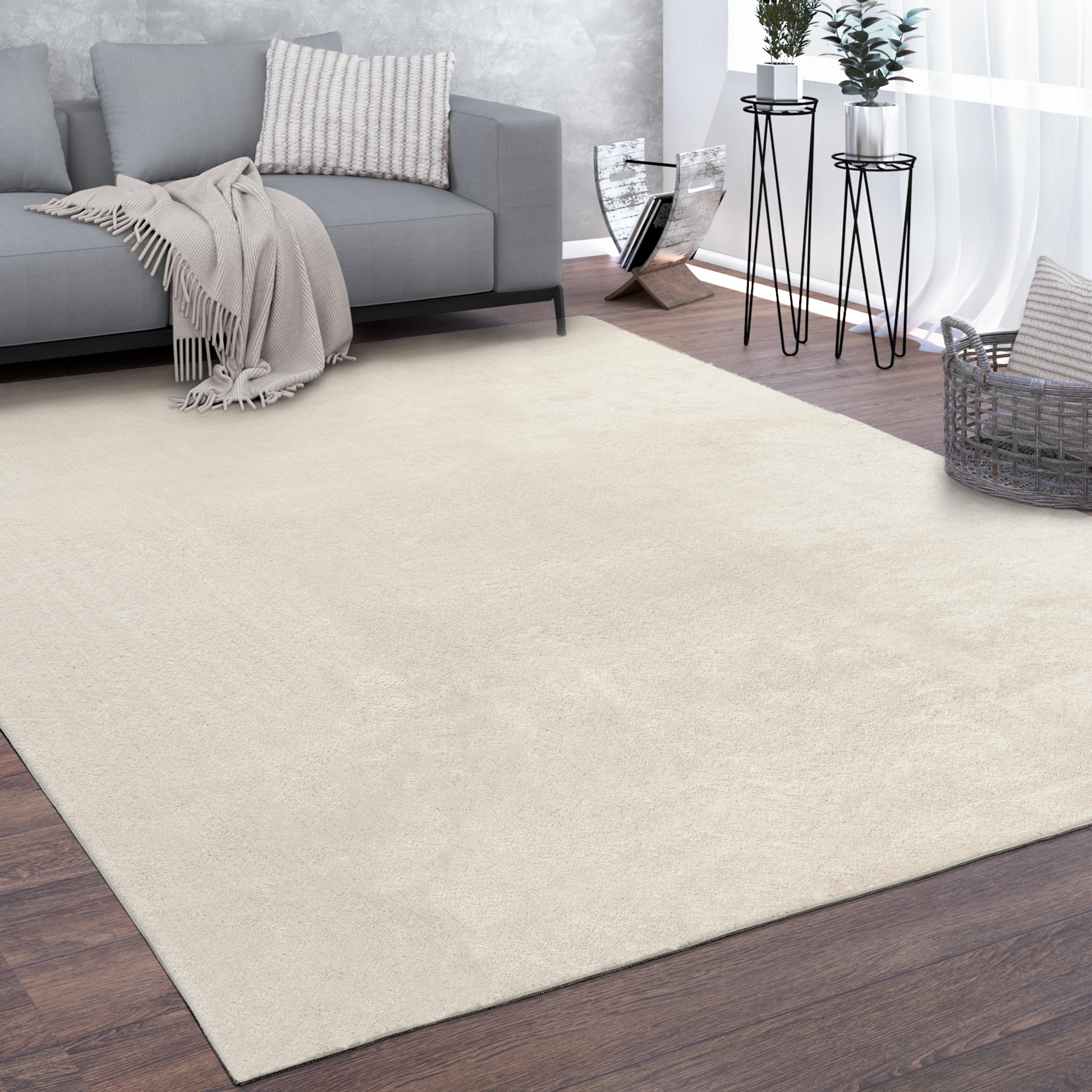 KURZFLORTEPPICH 300/400 cm Cadiz 630 - Creme, Textil (300/400cm) - Paco Home