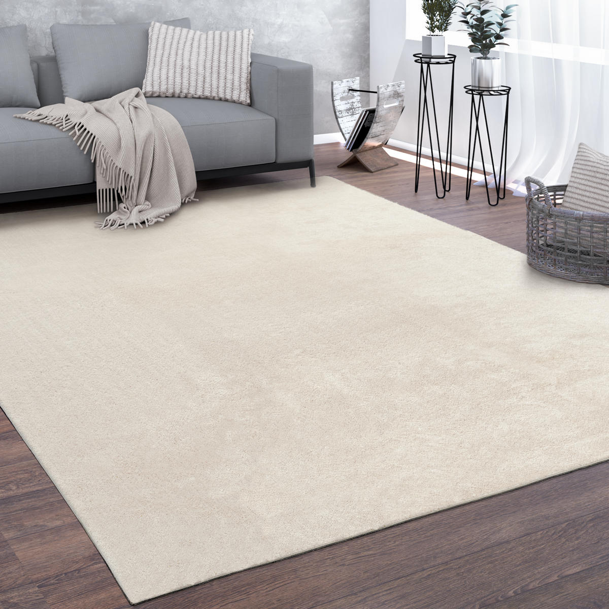 KURZFLORTEPPICH 80/300 cm Cadiz 630 - Creme, Textil (80/300cm) - Paco Home