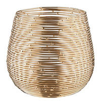 TEELICHTHALTER Twine Light - Goldfarben, Metall (13cm) - Butlers