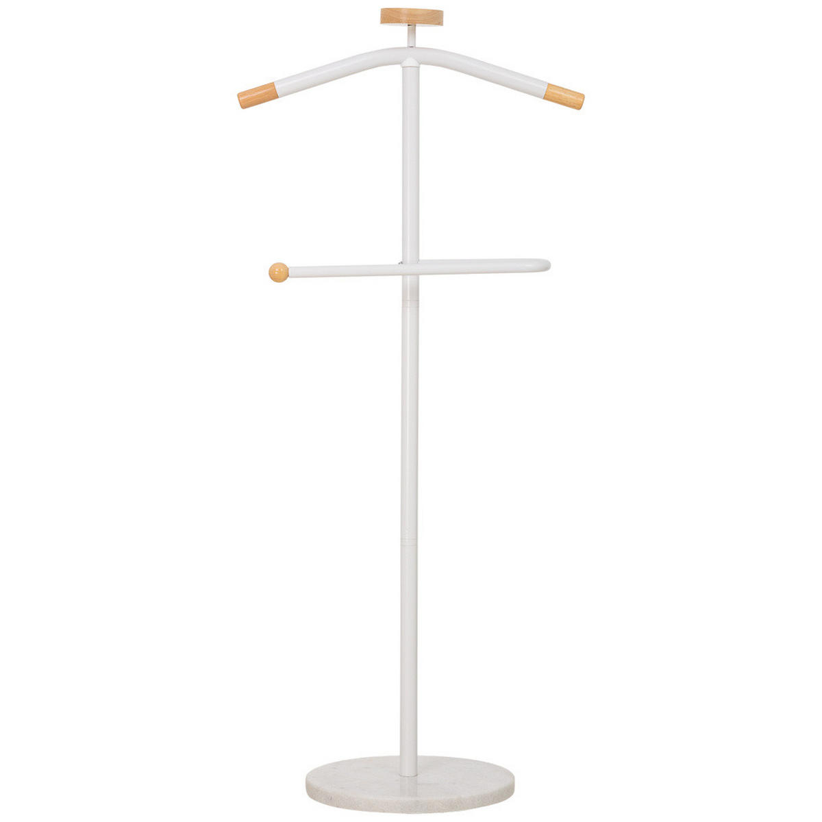 GARDEROBENSTÄNDER aus metall - Weiß, Metall (30/120/30cm) - Wanderlust