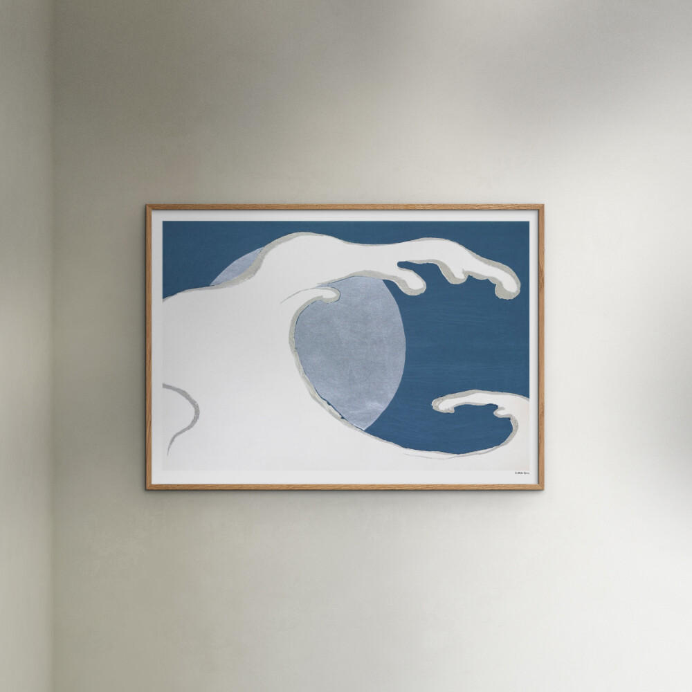 POSTER Arch Atelier - La Collection Japonaise - 07 - Blau, Papier (30/40/0.1cm) - Poster&Frame
