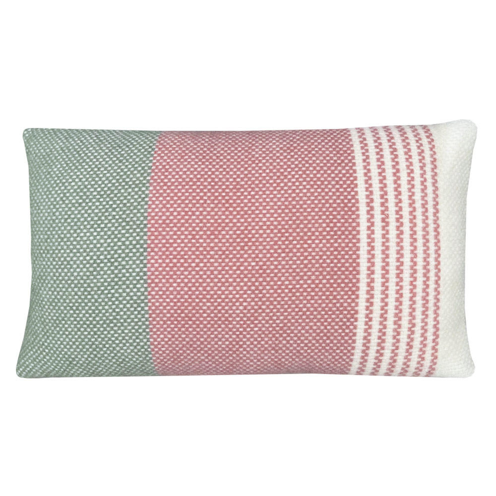 WOLLKISSEN Festlich pastellfarben rechteckig 35x60 - Pastellgrün, Textil (60/35/12cm) - Malagoon