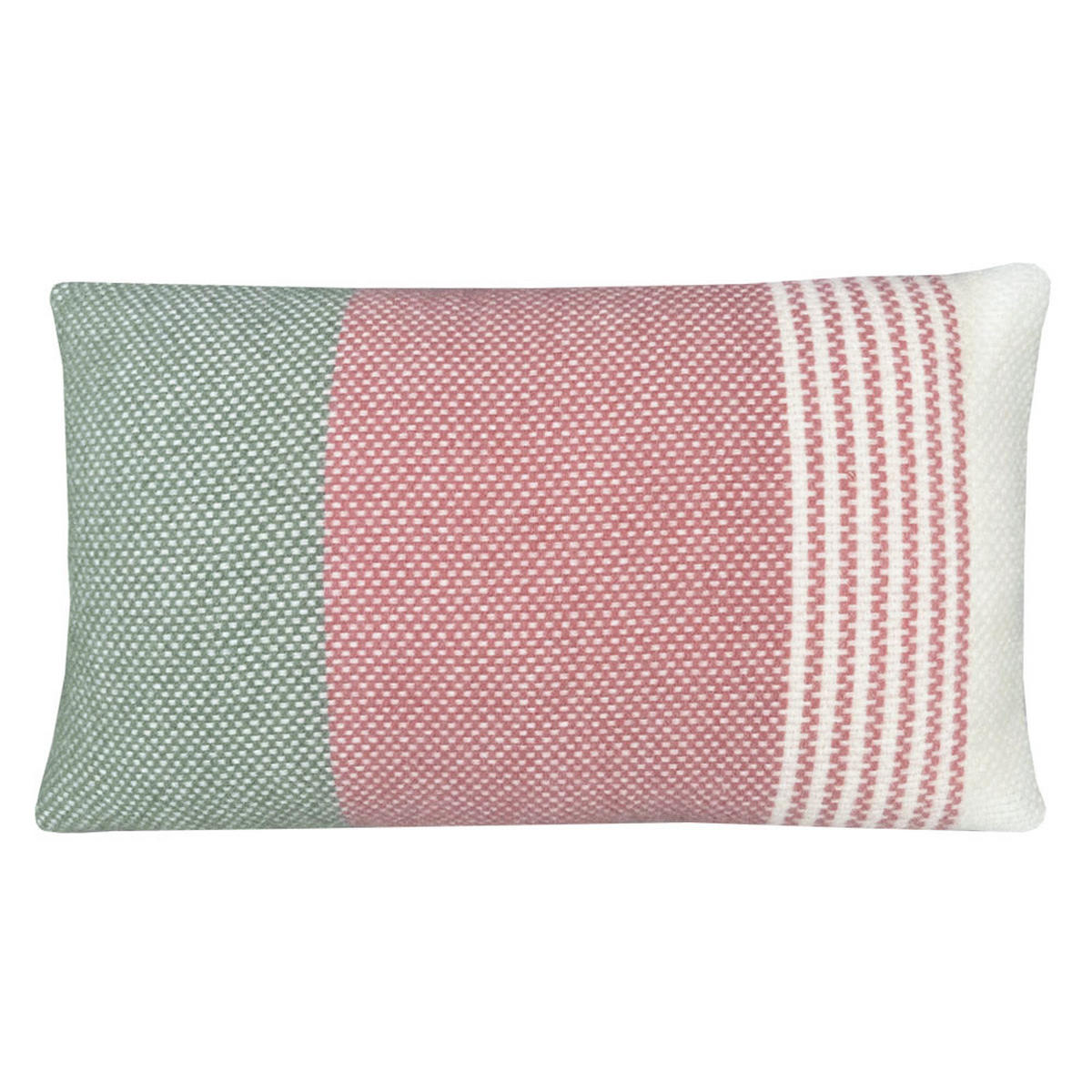WOLLKISSEN Festlich pastellfarben rechteckig 35x60 - Pastellgrün, Textil (60/35/12cm) - Malagoon