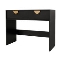 KONSOLENTISCH Vunotis - Goldfarben/Schwarz, Holzwerkstoff/Kunststoff (40/100/78cm) - MIRJAN24