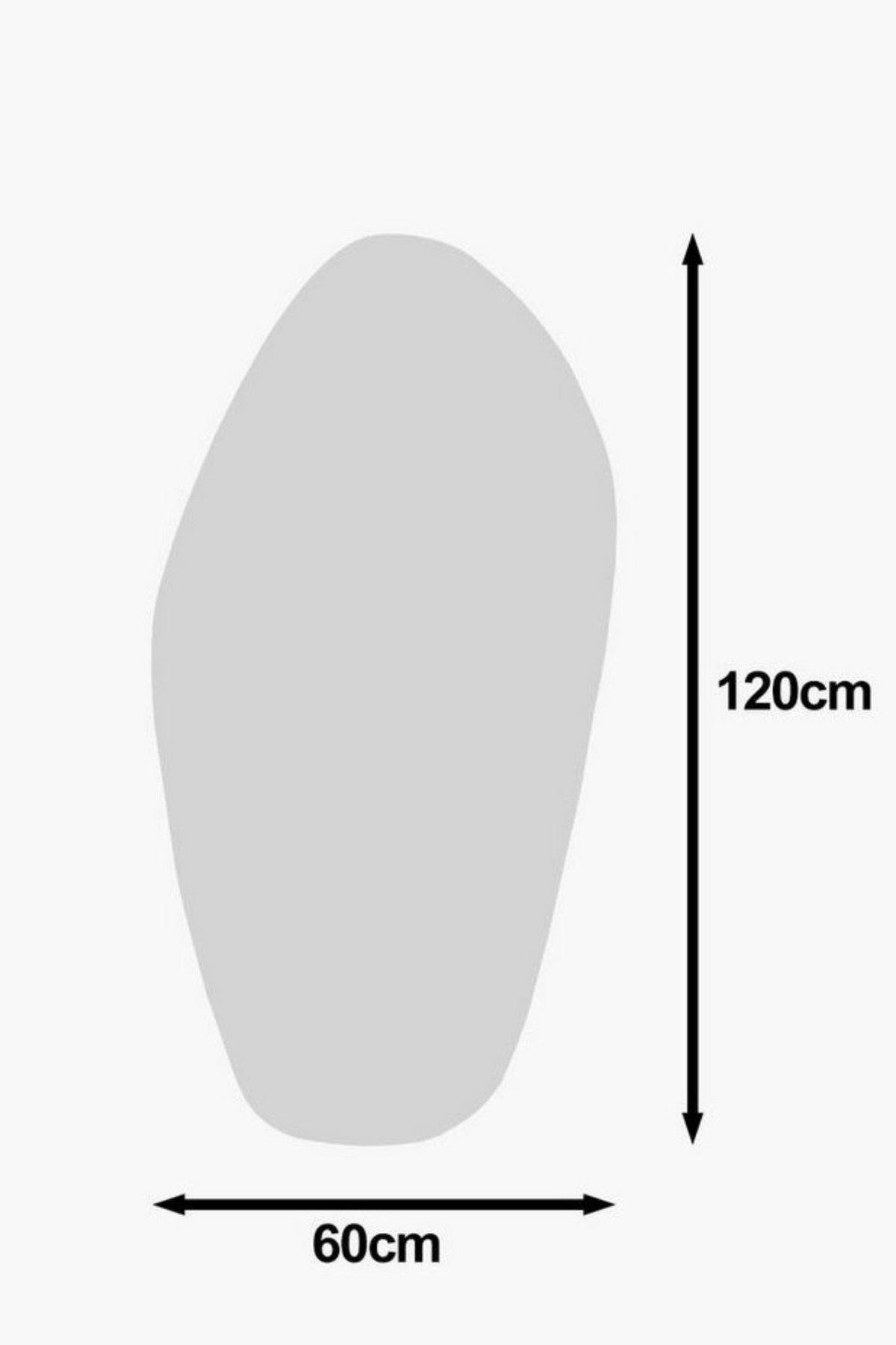 WANSPIEGEL Transparent asymmetrisch, rahmenlos - Transparent, Glas (60/120/2cm) - Ibonto