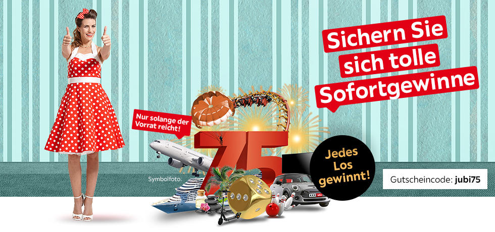 75 Jahre Gewinnspiel
