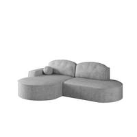 ECKSOFA Girona Mit Schlaffunktion - Hellgrau, Holzwerkstoff/Textil (278/179cm) - Fun Möbel