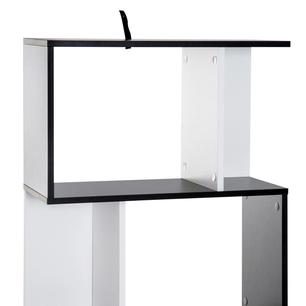 REGAL DE-15476 5 Ebenen, 60/24/148 cm Schwarz - Schwarz, Holzwerkstoff (60/148/24cm) - ComfortXL