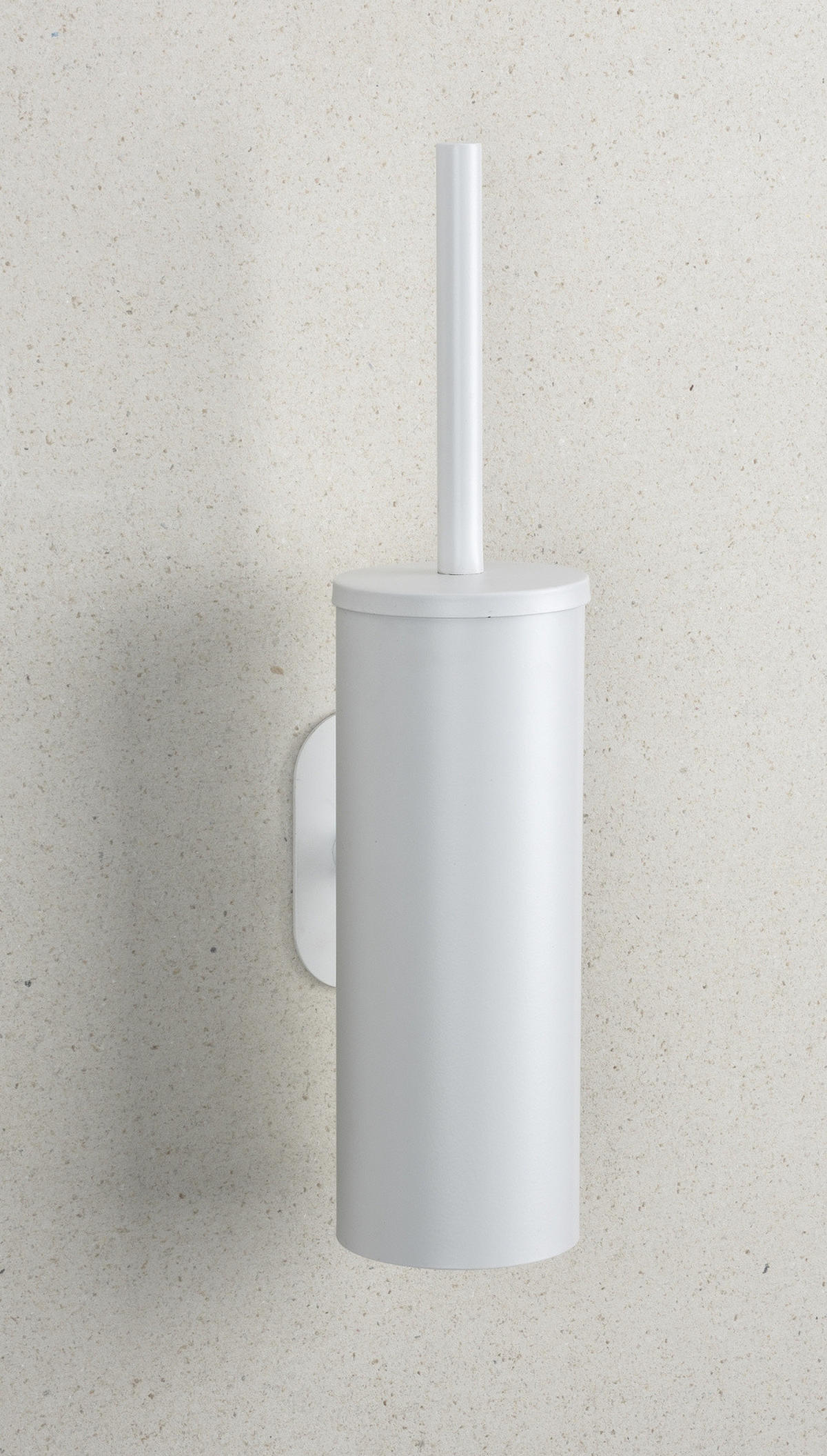 WC-BÜRSTE Turbo - Loc Orea Shine 12,5/20,5/39,5 cm - Weiß, Metall (20.5/39.5/12.5cm) - Wenko