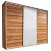 SCHIEBETÜRENSCHRANK - Kleiderschrank MONACO - Pflaume - Pflaume, Holzwerkstoff (255/251/66cm) - Möblo