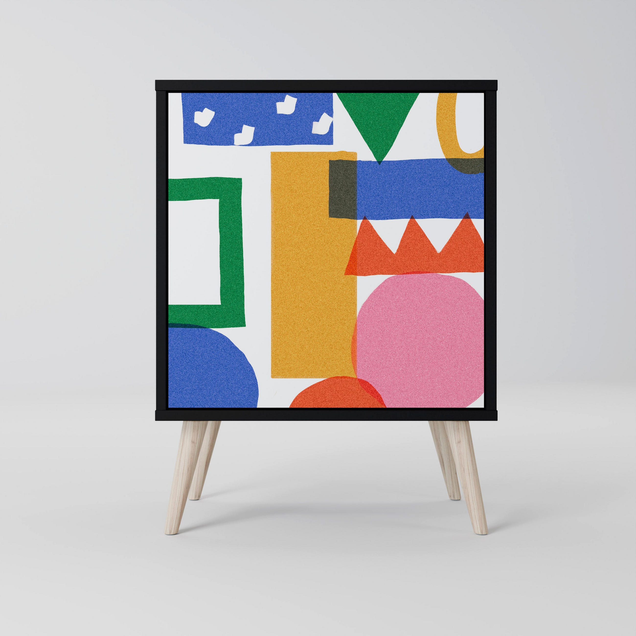 SpaceRebels Sideboard Schwarz 57.5x77.5x42 cm