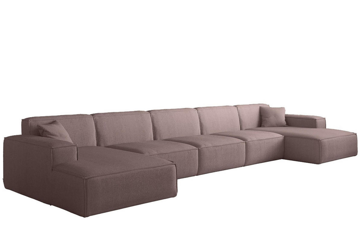 WOHNLANDSCHAFT Celes Premium Xl Scala - Lila, Holzwerkstoff/Textil (462/73/165cm) - Fun Möbel