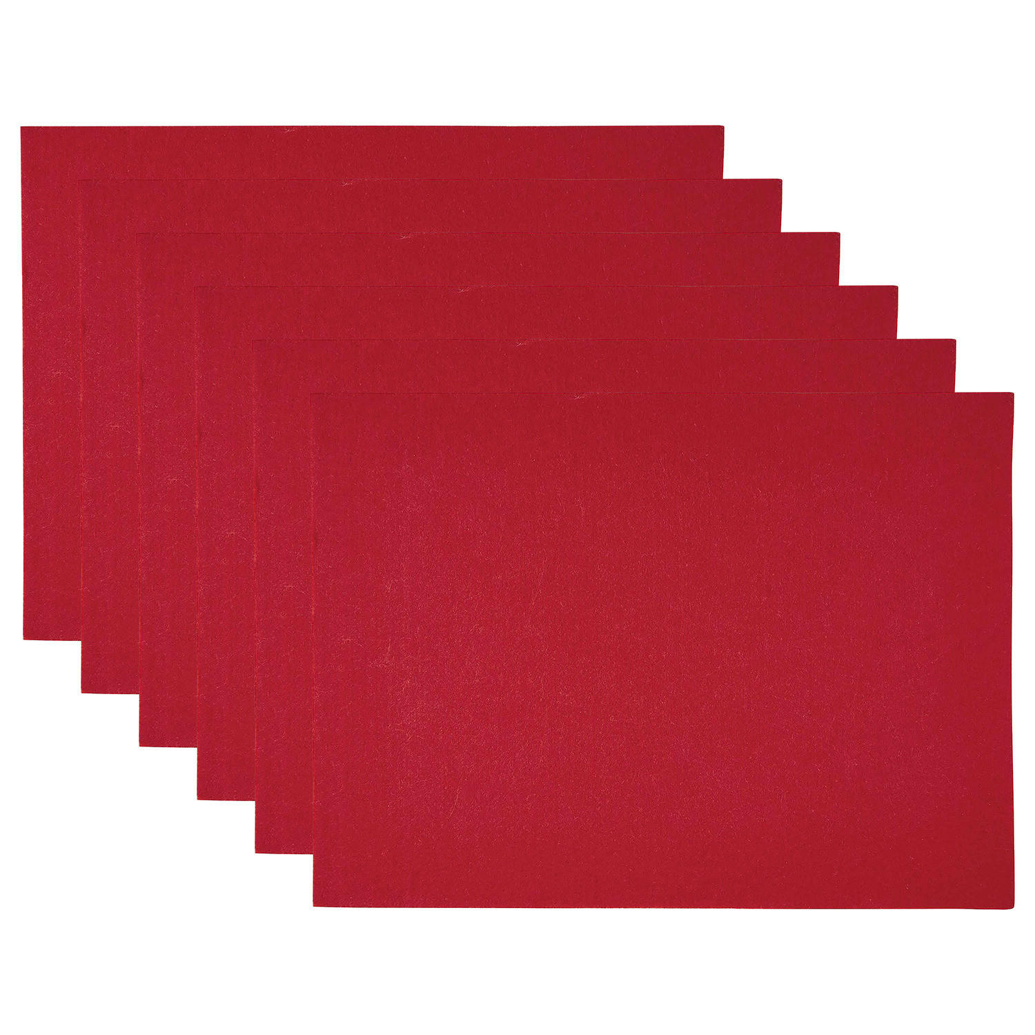 TISCHSET (6er Set) Felto - Rot, Textil (45/33cm) - Butlers