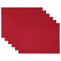 TISCHSET (6er Set) Felto - Rot, Textil (45/33cm) - Butlers