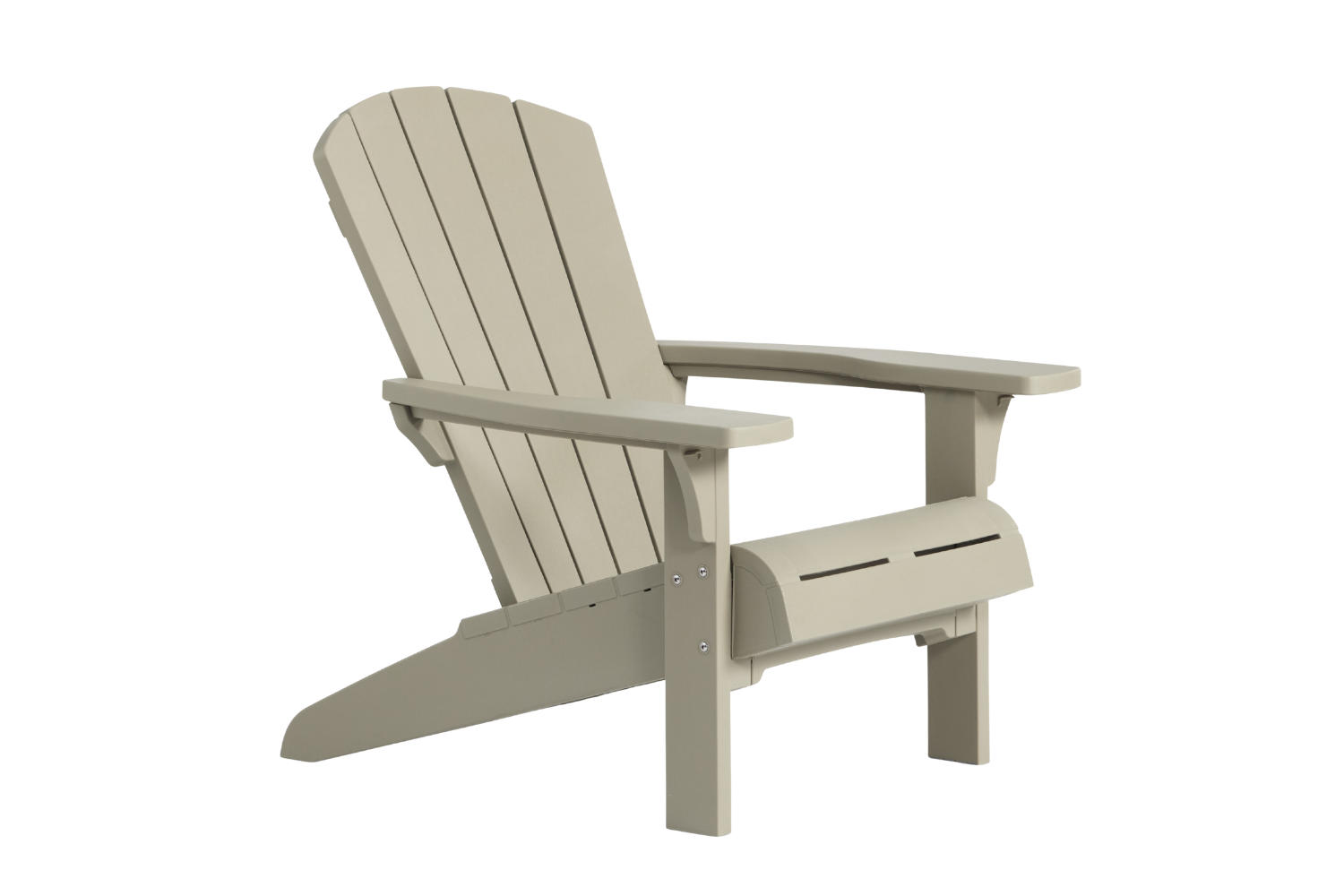 GARTENSTUHL Adirondack Troy - Silberfarben, Kunststoff (80/96.5/85cm) - Keter