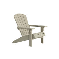 GARTENSTUHL Adirondack Troy - Silberfarben, Kunststoff (80/96.5/85cm) - Keter
