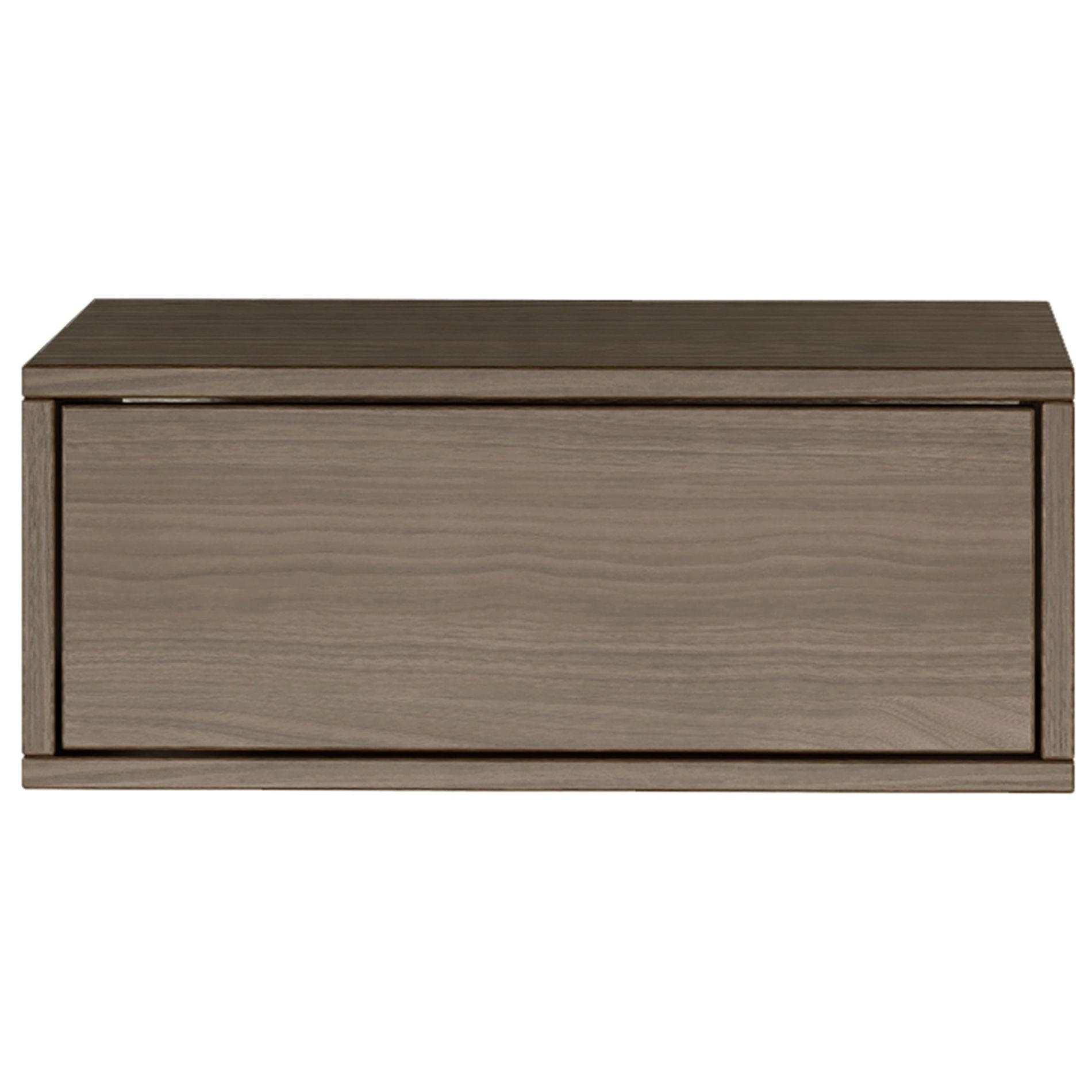 NACHTTISCH hängend Framme Walnuss Holzoptik, 50 cm - Dunkelbraun, Holzwerkstoff (50/20.8/36cm) - Selsey