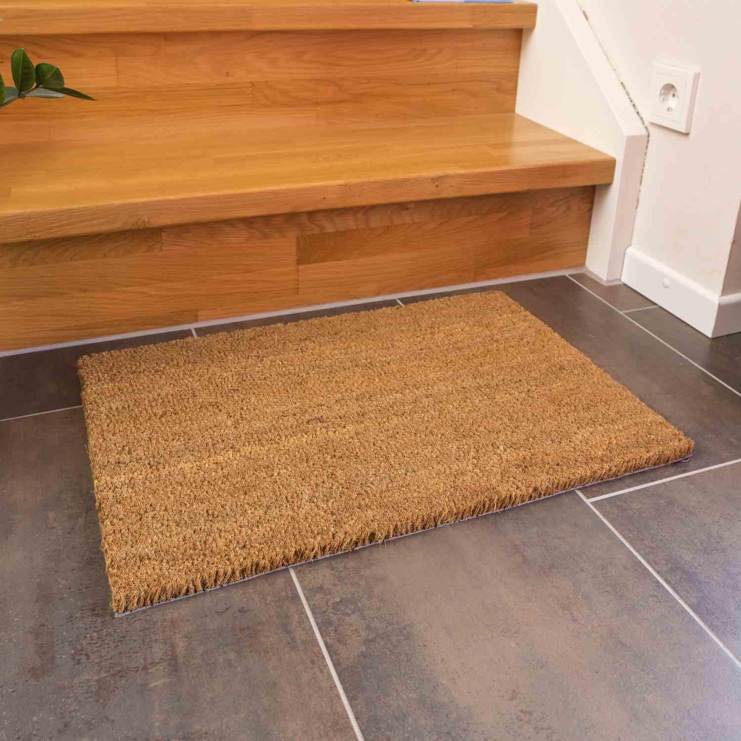 KOKOSMATTE MIT NATURFASERN KEIRA - Naturfarben, Textil (65/97cm) - Astra