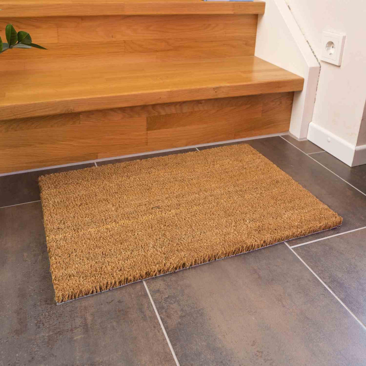 KOKOSMATTE MIT NATURFASERN KEIRA - Naturfarben, Textil (65/97cm) - Astra