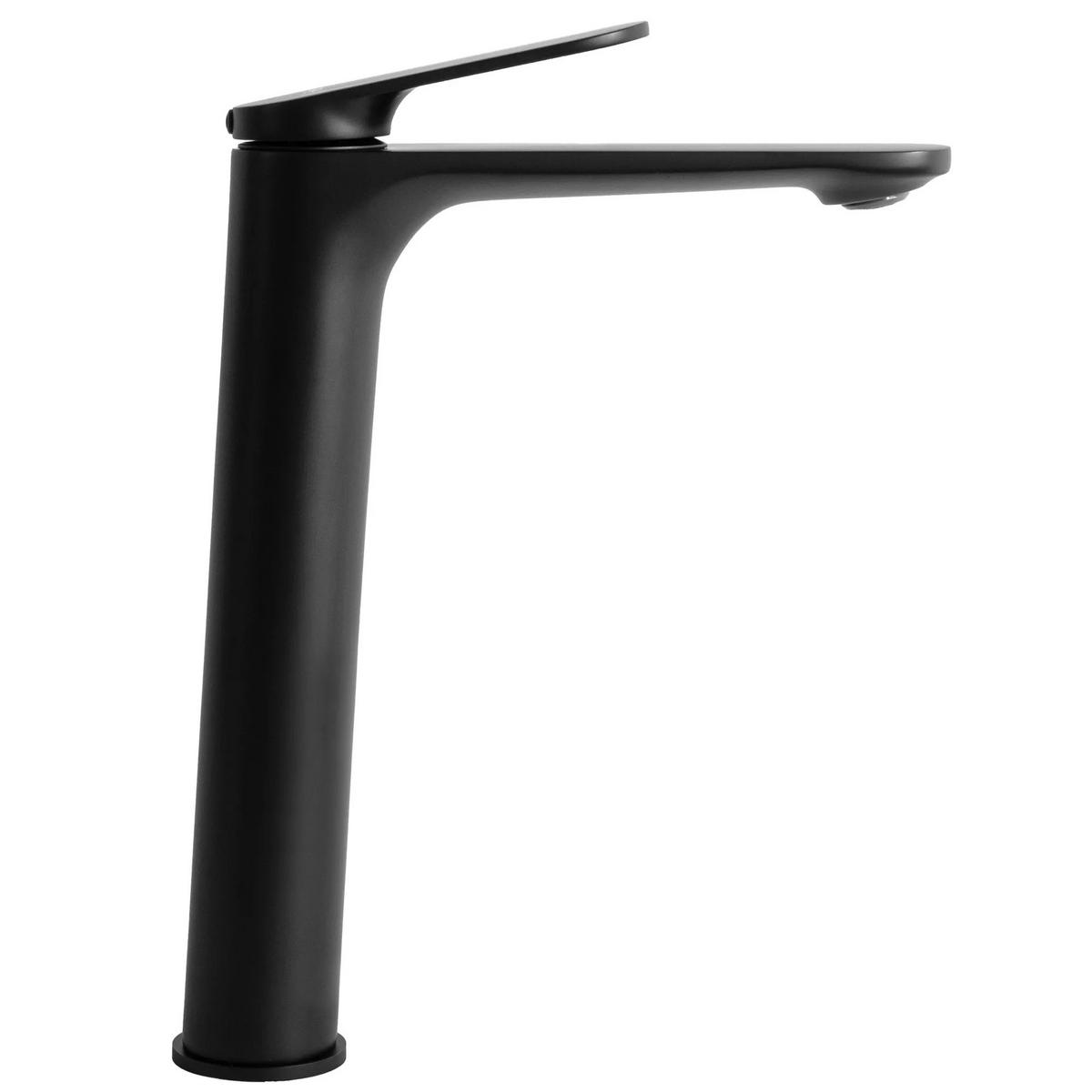 WASCHBECKENARMATUR Rea Marco Black Matt High - Schwarz, Metall (13.5/27.5/17.7cm) - REA