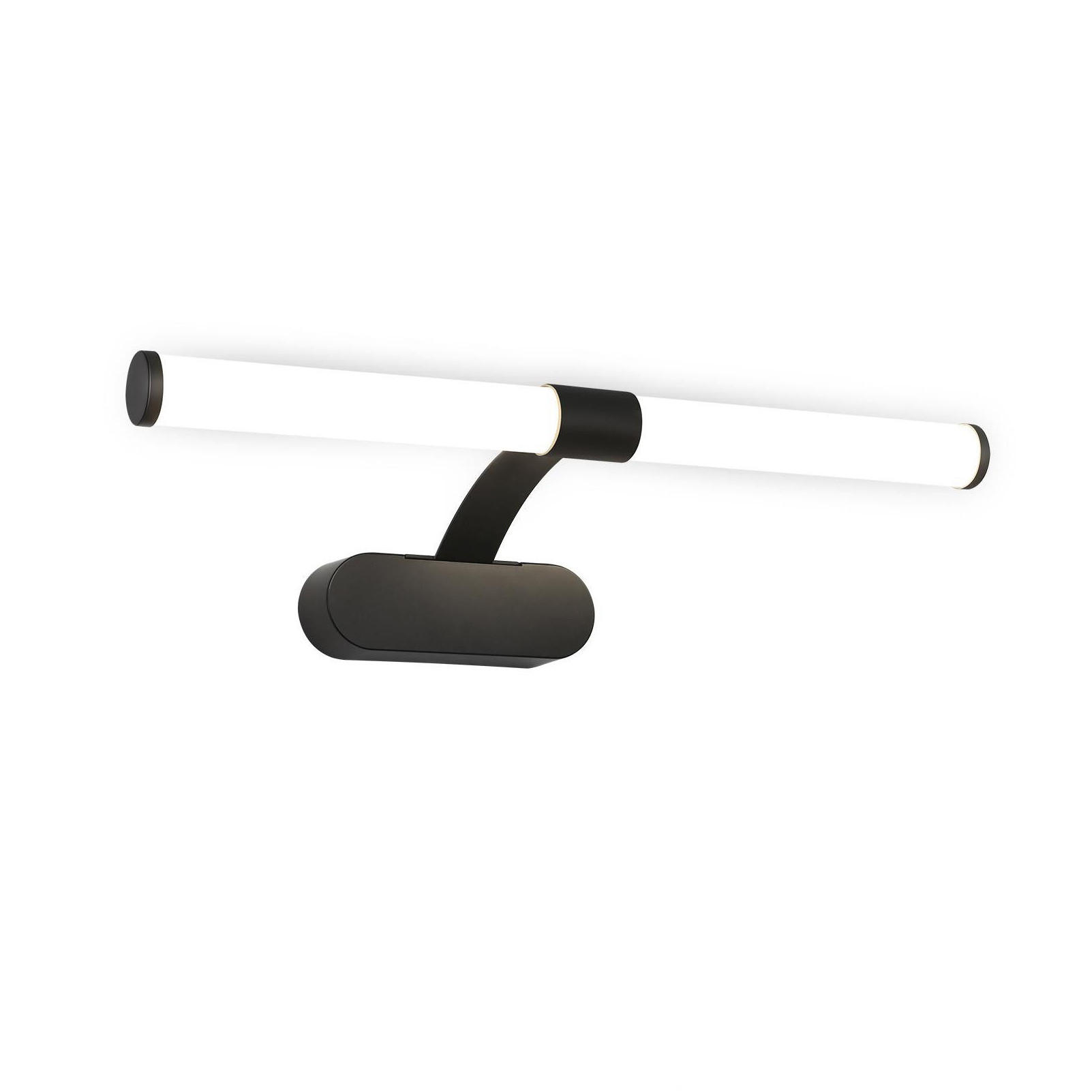 SPIEGELLEUCHTE Halle 60/9.6/16.8 cm - Schwarz, Metall (60/9.6/16.8cm) - Nettlife