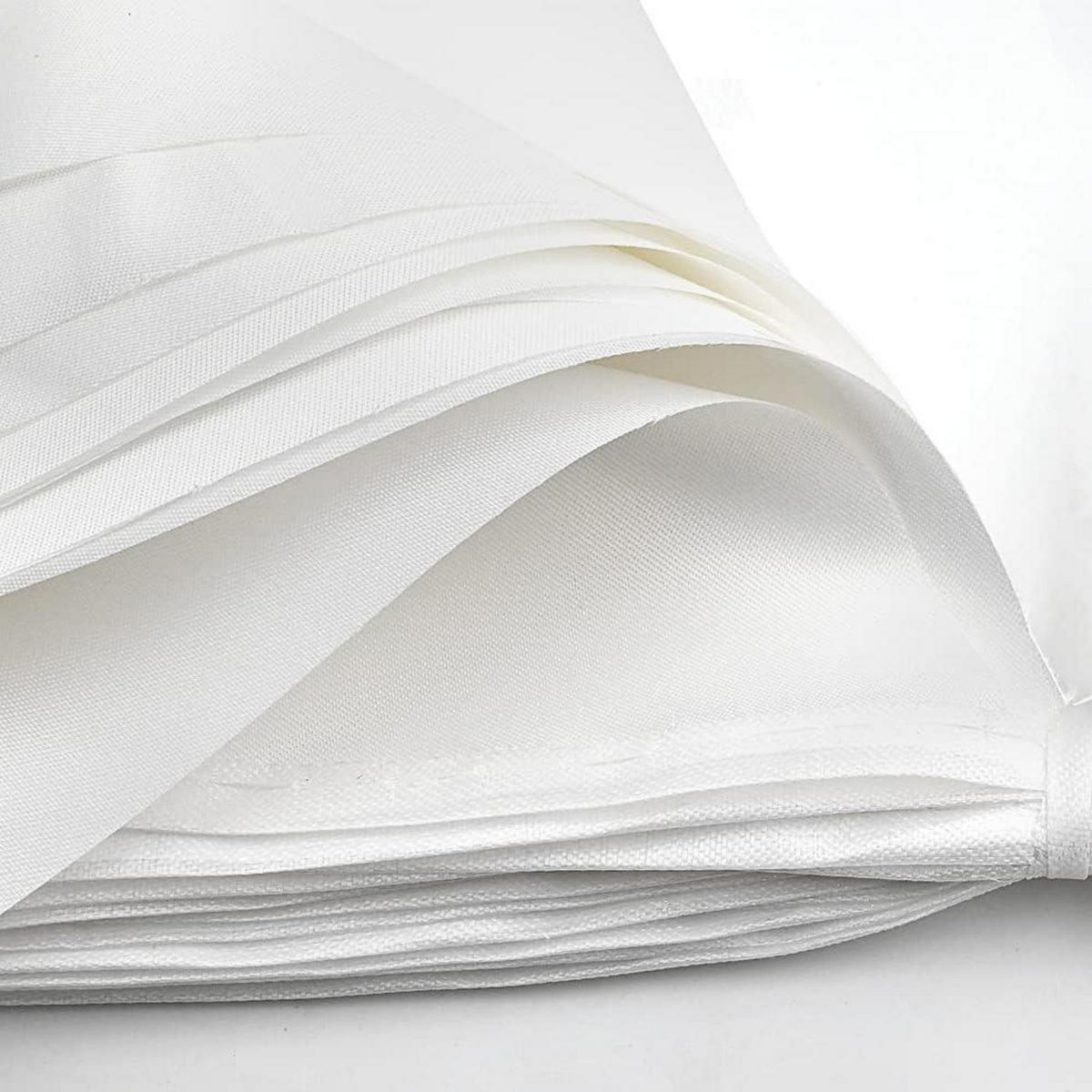 WIMPELKETTE 20 m weiß wasserdicht - Weiß, Textil (16/22/2000cm)