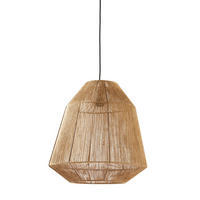 HÄNGELAMPE Malva Braun Ø50/50 cm - Braun, Textil (50/50/50cm) - Light & Living