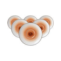 KAFFEEUNTERTASSEN Cosmo orange ø 14 cm 6er Set - Orange, Keramik (14cm) - Ritzenhoff Breker