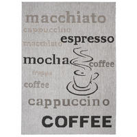 TEPPICH MELISSA Grau 160/230 cm - Grau, Kunststoff (160/230cm) - Tapiso