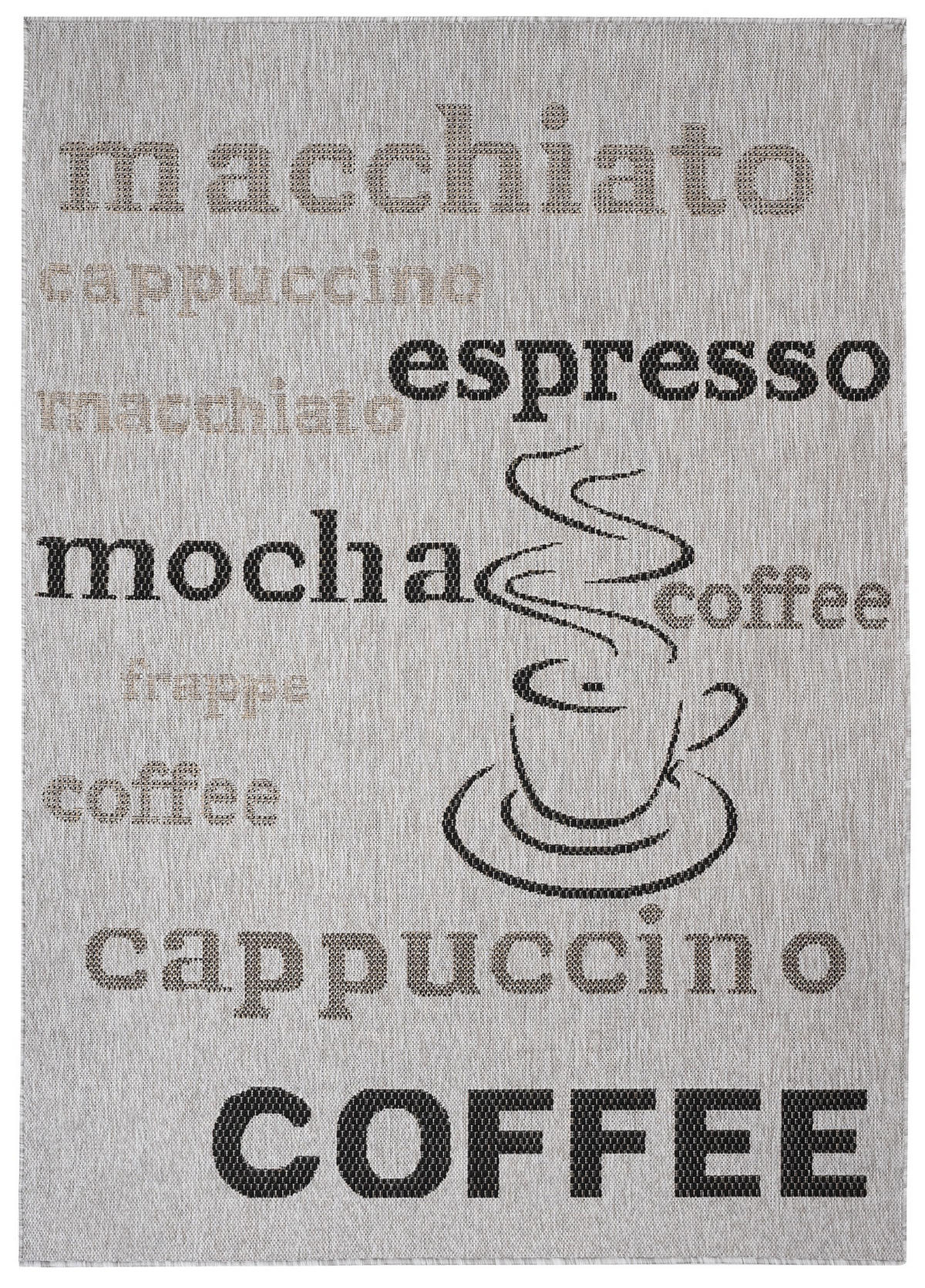 TEPPICH MELISSA Grau 160/230 cm - Grau, Kunststoff (160/230cm) - Tapiso