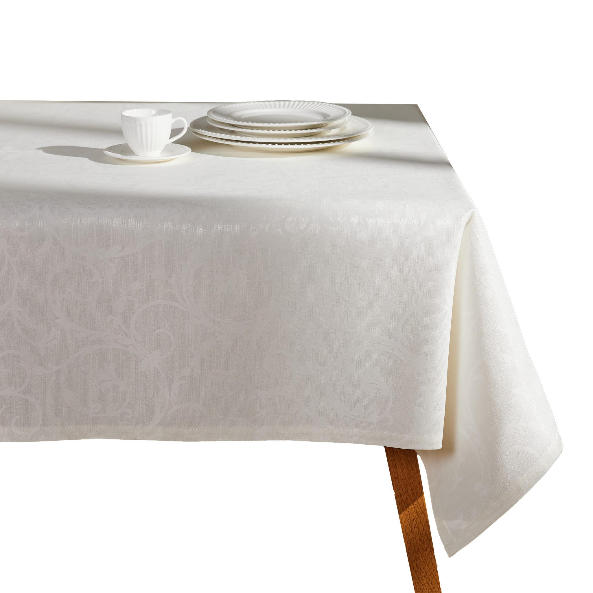 TISCHDECKE Avenis - Beige, Textil (220/150/1cm) - home&you