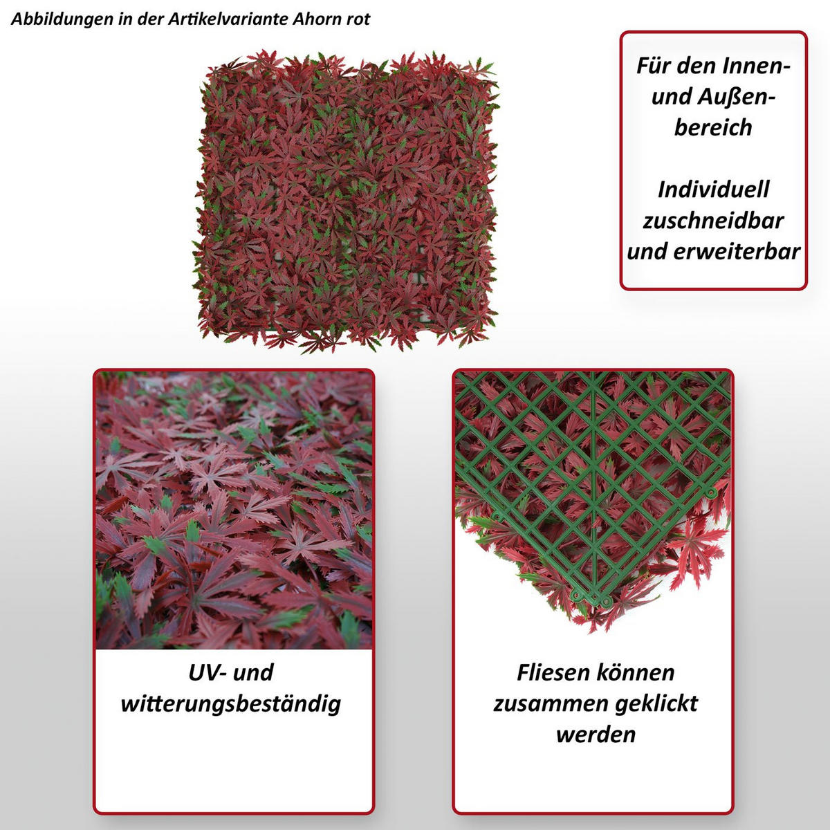 WANDFLIESE Grün - Grün, Kunststoff (49/4cm) - MCW