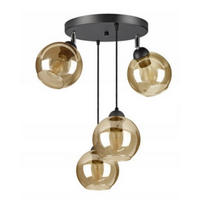 PENDELLEUCHTE HAGEN - Honig, Glas/Metall (40/40/70cm) - kiki design