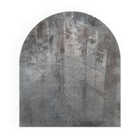 GLASPLATTE für Kamin 80x70 cm - Grau, Glas (80/70/0.4cm) - TULUP