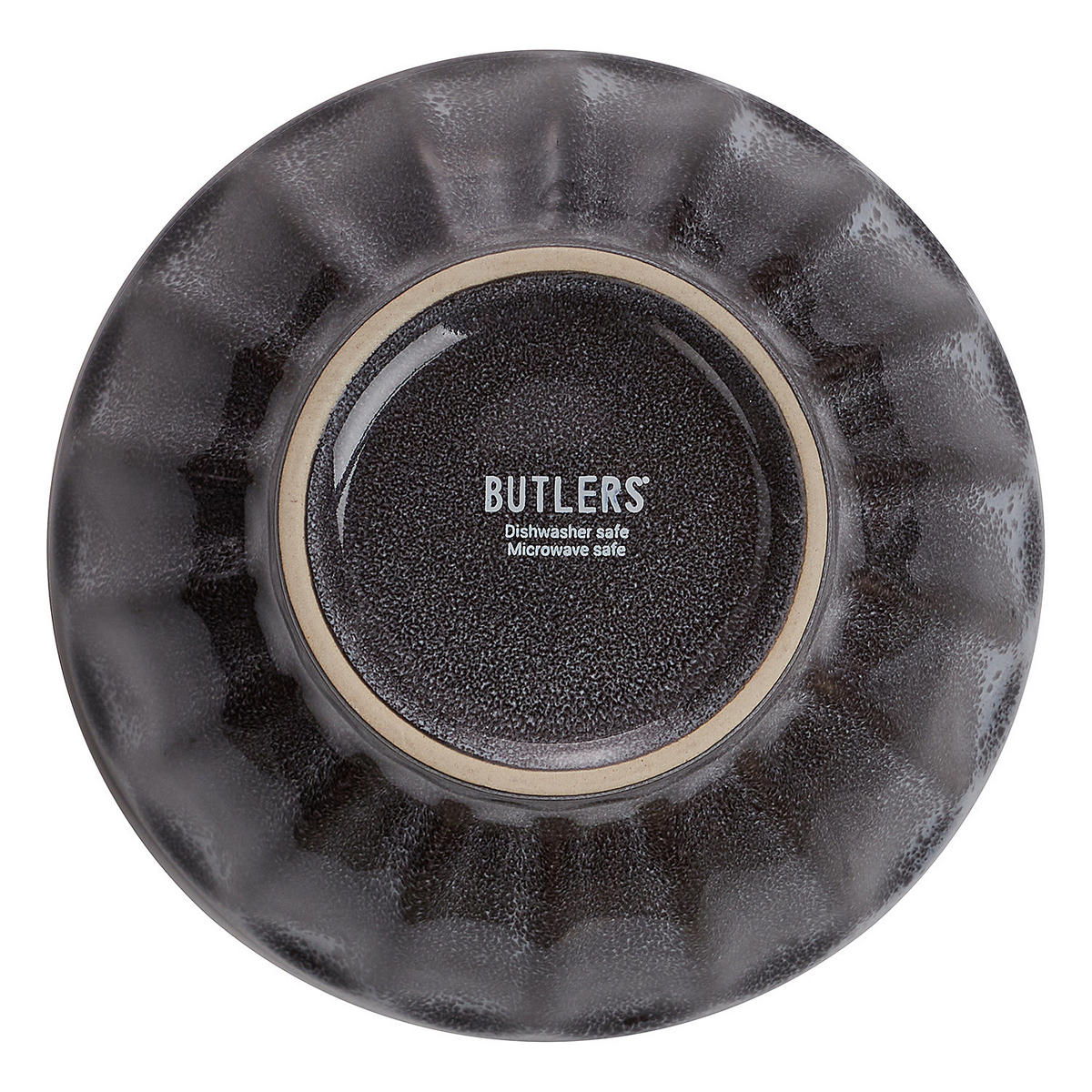 SCHÜSSEL (4er Set) Bergamo - Anthrazit, Keramik (16/16/9cm) - Butlers