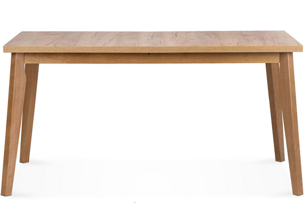 ESSTISCH RHENA ausziehbar bis 190cm, Beige - Eichefarben/Beige, Holz (150/77/80cm) - KONSIMO®