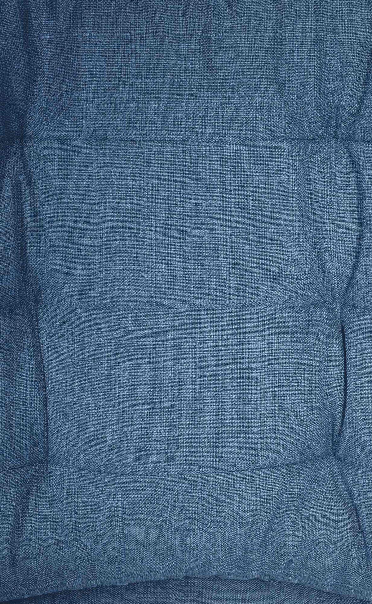 CHEFSESSEL Stoff blau - Chromfarben/Blau, Textil/Metall (67/115/68cm) - CLP