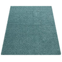 HOCHFLORTEPPICH 60/100 cm Twister 500 - Türkis, Textil (60/100cm) - Paco Home