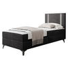 BOXBETT Ono 1, Setite: Rechts - Schwarz, Holz/Textil (90/200cm) - MIRJAN24