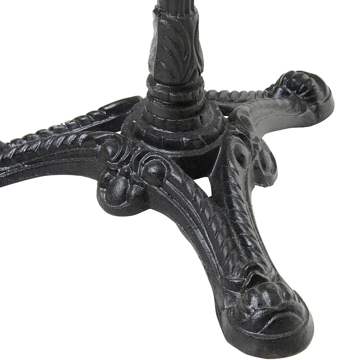 GARTENTISCH Castello - Schwarz/Weiß, Metall (60/60/71cm) - Butlers