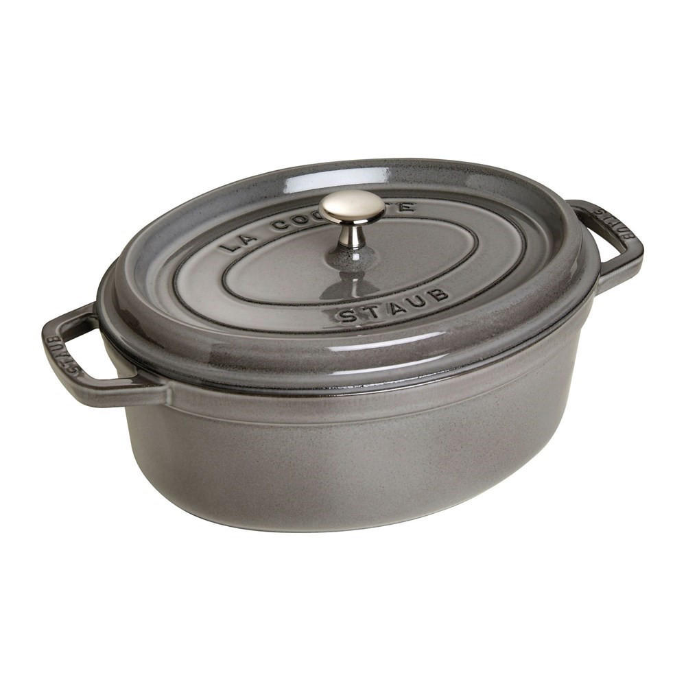 TOPF Graphit 35.3/29/15.5 cm 405093170 - Graphitfarben, Metall (29cm) - Staub