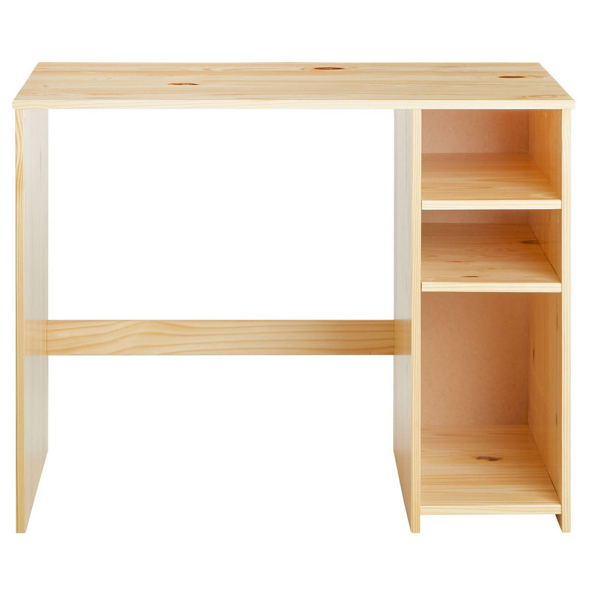 SCHREIBTISCH LIAM - Naturfarben, Holz (54/95/75cm) - IDIMEX