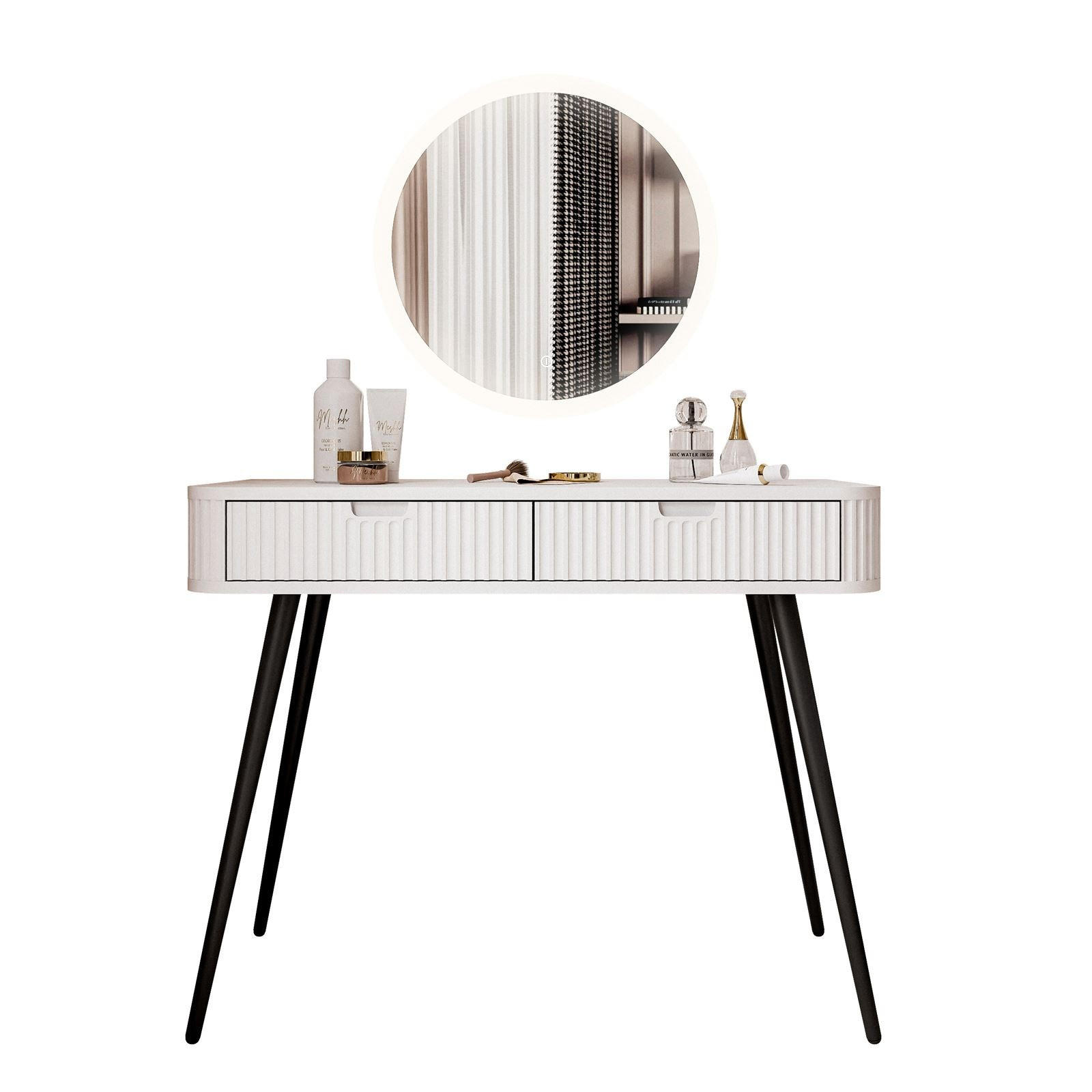 Lookway Schminktisch Weiß 103x80x49 cm