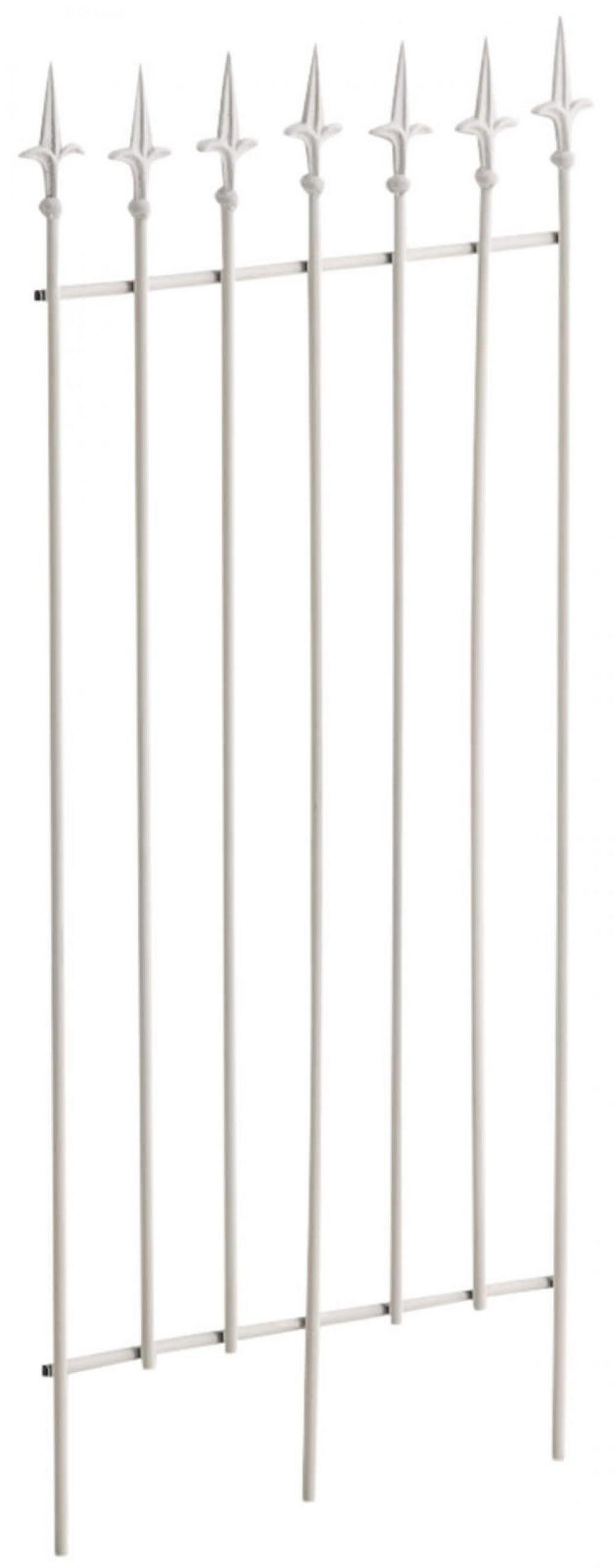 RANKGITTER 2er Set Metall weiß - Weiß, Metall (50/100/0.7cm) - CLP