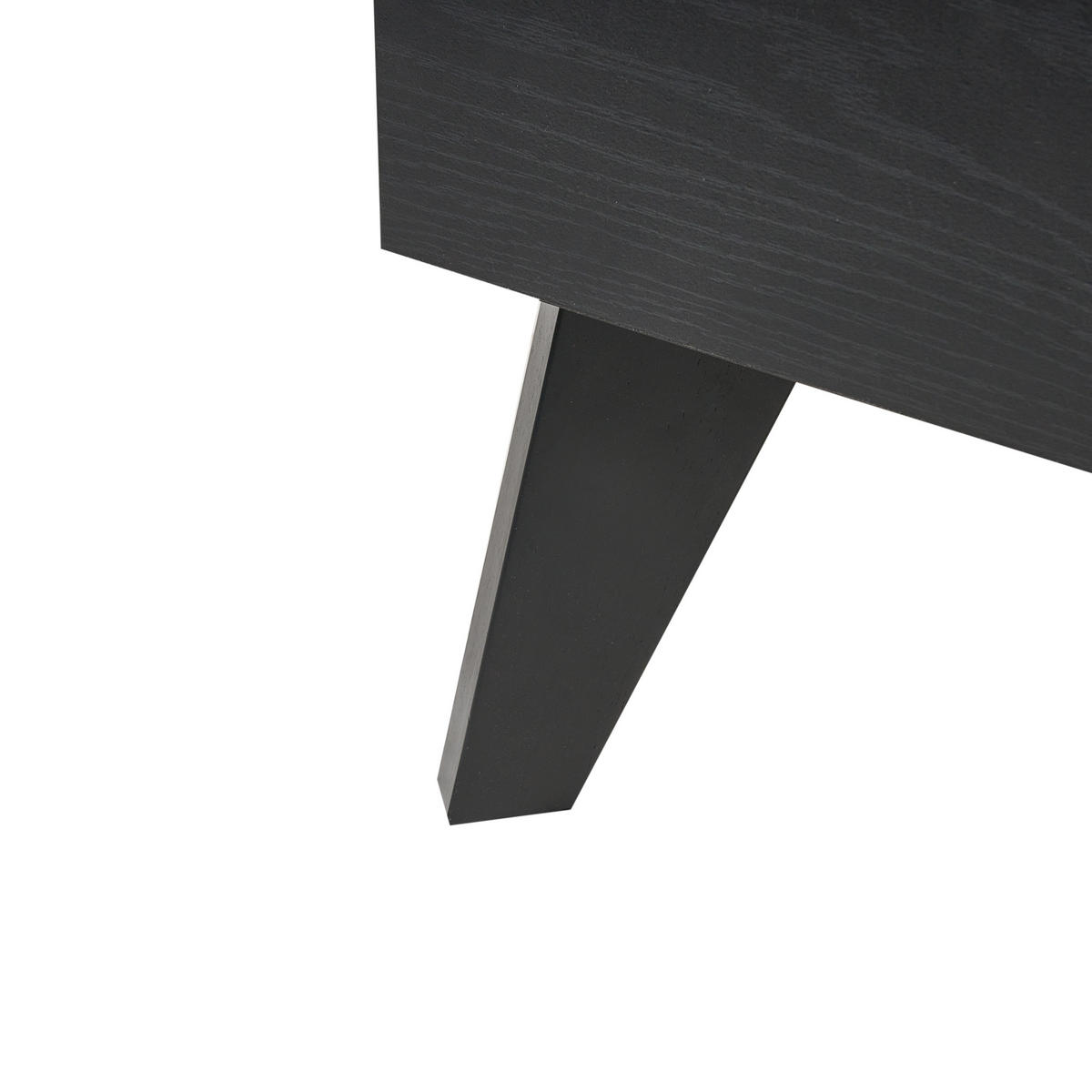 POSTEL s roštem 120/200 cm Faserplatte, PE Ratan Černá Monpazier - černá, přírodní materiály (120/200cm) - Beliani