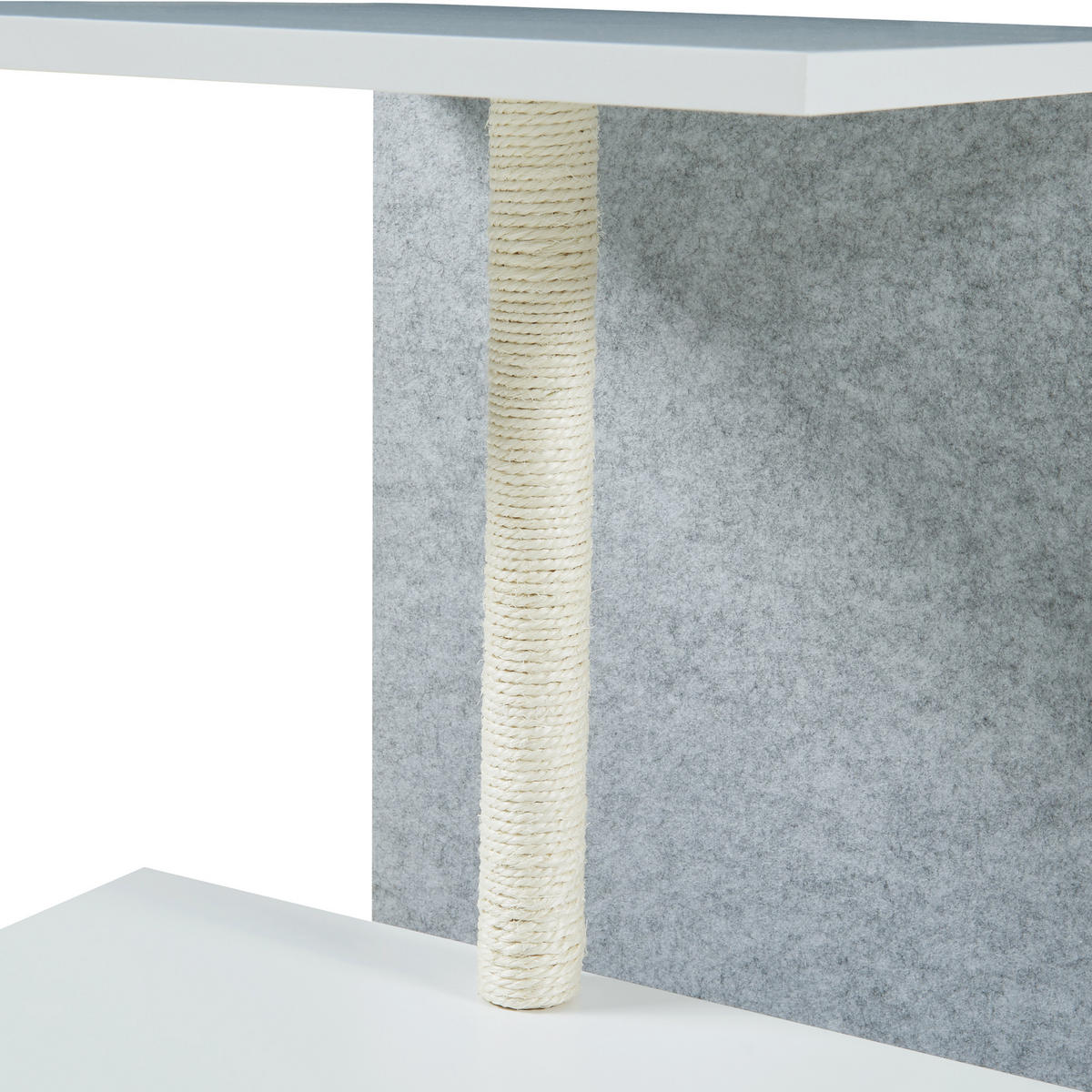 BEISTELLTISCH Masfjorden - Weiß, Holzwerkstoff (40/40/60cm) - [en.casa]