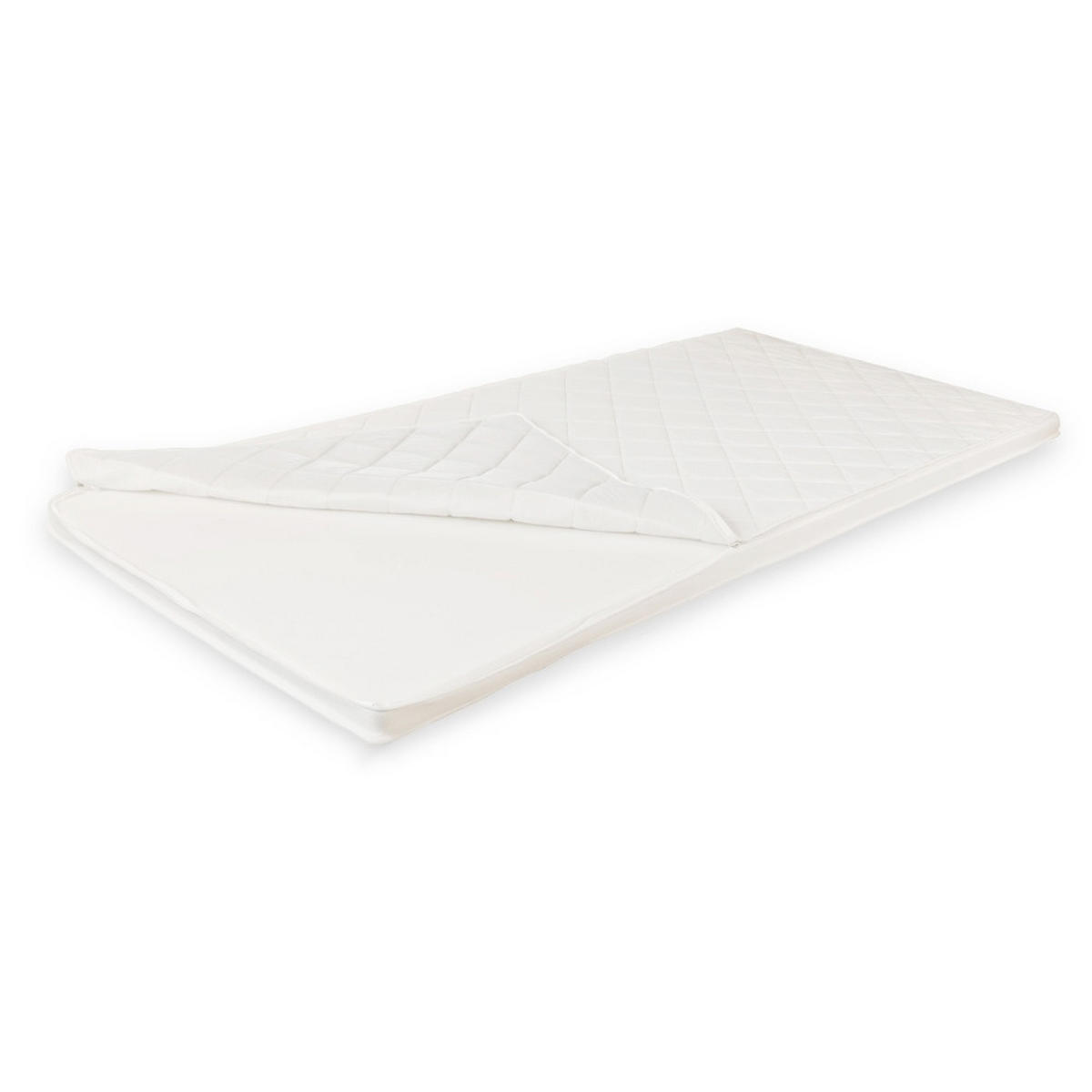 TOPPER LAY - Größe: 200 x 200 cm - Weiß, Textil (200/200cm) - Home Deluxe