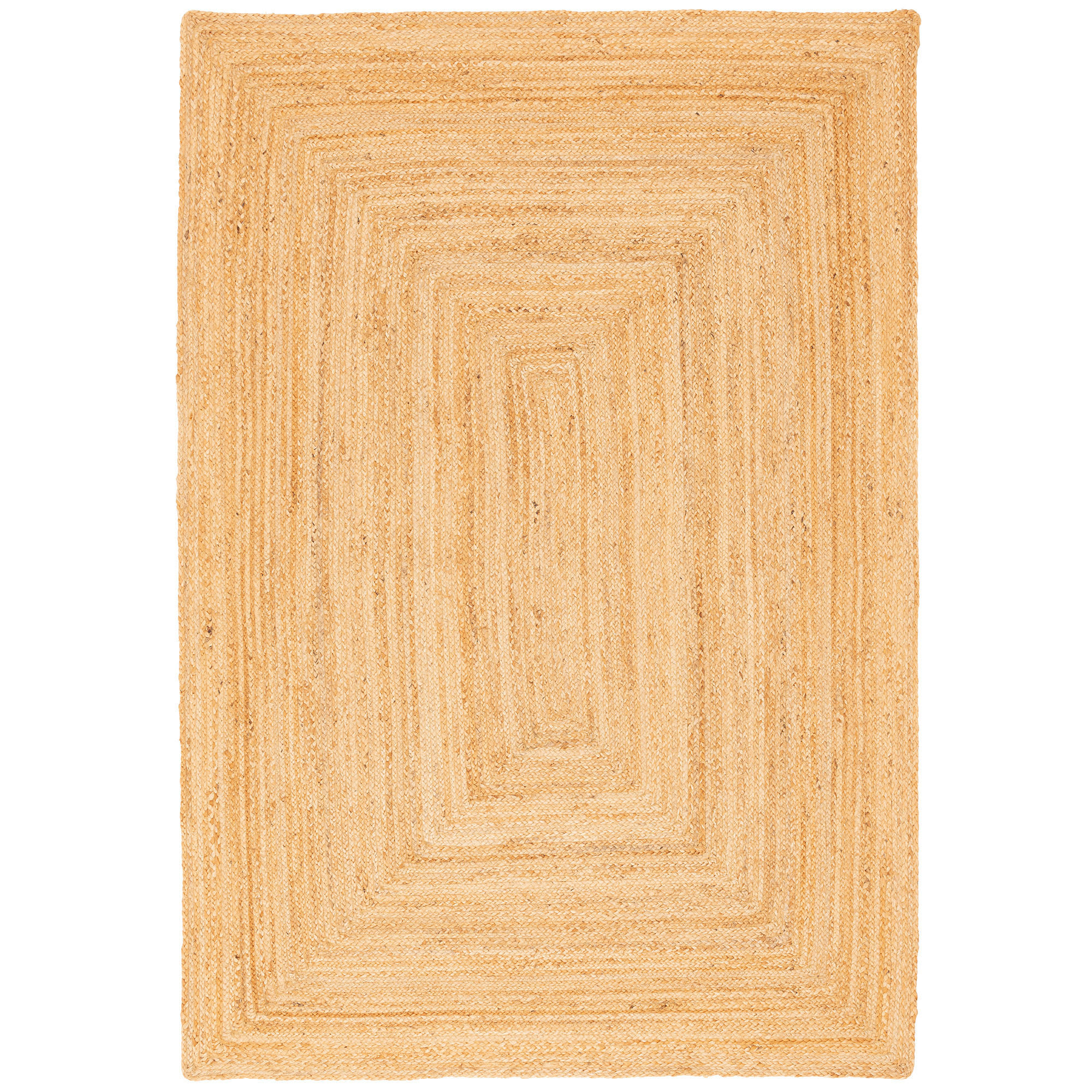 NATURFASER TEPPICH JUTE SALSA BORDÜRE - Beige, Textil (140/200cm) - Pergamon
