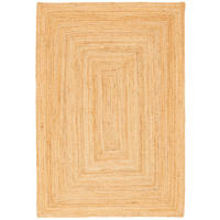 NATURFASER TEPPICH JUTE SALSA BORDÜRE - Beige, Textil (80/150cm) - Pergamon