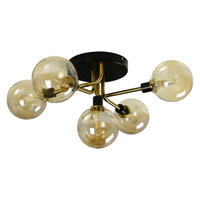 LED-DECKENLEUCHTE Bewachen 53/52/25 cm - Bernsteinfarben, Metall (53/52/25cm) - Nettlife